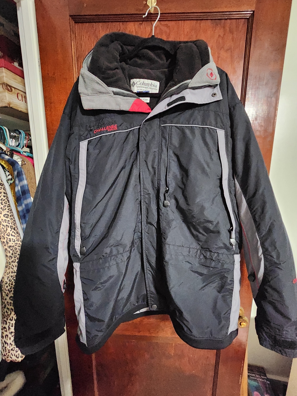 Vintage 2002 Columbia Challenge Series Interchange 3-in-1 Jacket Mens XLT Tall B